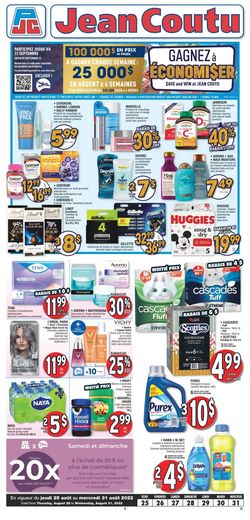 Catalogue Jean Coutu from 08/25/2022
