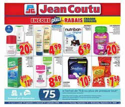 Catalogue Jean Coutu from 09/15/2022