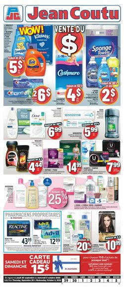 Catalogue Jean Coutu from 09/29/2022