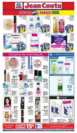 Catalogue Jean Coutu from 11/24/2022