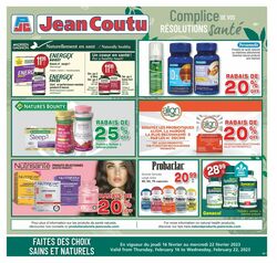 Catalogue Jean Coutu from 02/16/2023