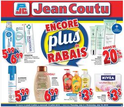 Catalogue Jean Coutu from 07/04/2019