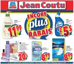 Catalogue Jean Coutu from 08/15/2019
