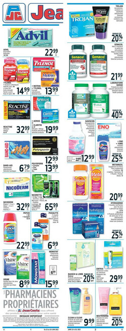 Catalogue Jean Coutu from 06/22/2023