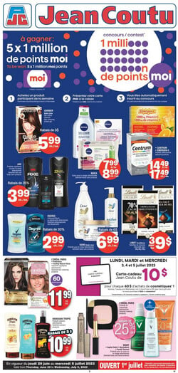 Catalogue Jean Coutu from 06/29/2023