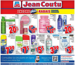 Catalogue Jean Coutu from 07/20/2023