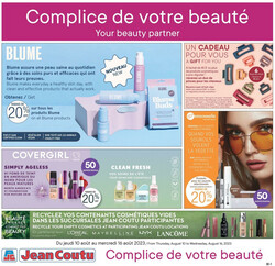 Catalogue Jean Coutu from 08/10/2023