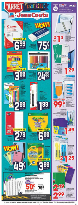 Catalogue Jean Coutu from 08/17/2023
