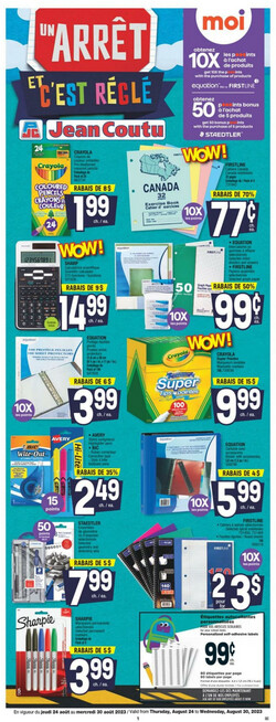 Catalogue Jean Coutu from 08/24/2023