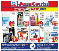 Catalogue Jean Coutu from 09/14/2023