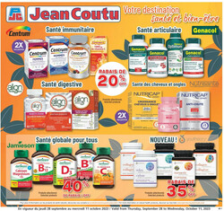 Catalogue Jean Coutu from 09/29/2023
