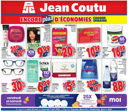 Catalogue Jean Coutu from 03/28/2024