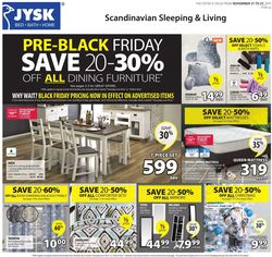 Catalogue JYSK PRE-BLACK FRIDAY SALE! from 11/21/2019
