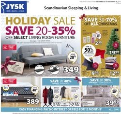 Catalogue JYSK - HOLIDAY 2019 SALE from 12/12/2019