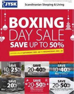Catalogue JYSK Boxing Day Sale from 12/26/2020