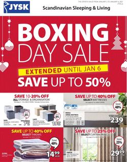 Catalogue JYSK - Boxing Day Sale 2020/2021 from 01/02/2021