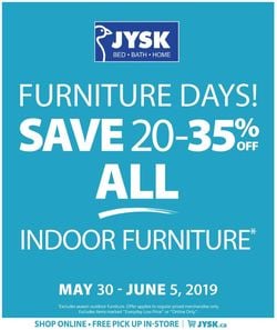 Catalogue JYSK from 05/30/2019