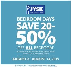 Catalogue JYSK from 08/08/2019