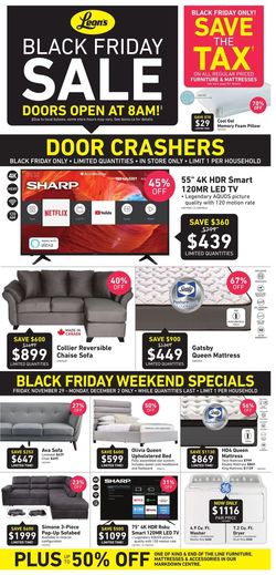 Catalogue Leon's - Black Friday 2019 Flyer from 11/29/2019