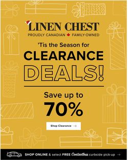 Linen Chest Flyer from 11/15/2021