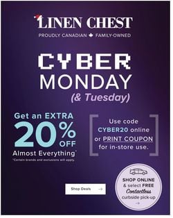 Linen Chest Flyer from 11/29/2021