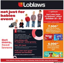 Catalogue Loblaws from 10/15/2020