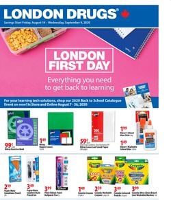 Catalogue London Drugs from 08/14/2020