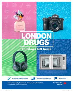 Catalogue London Drugs Holiday 2020 from 11/13/2020