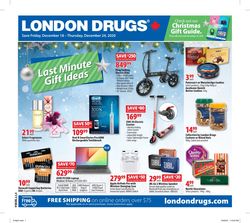 Catalogue London Drugs - Holiday 2020 from 12/18/2020