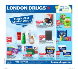 Catalogue London Drugs from 02/25/2022