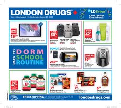 Catalogue London Drugs from 08/19/2022