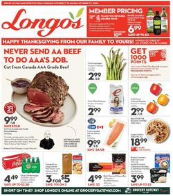 Catalogue Longo's from 10/01/2020