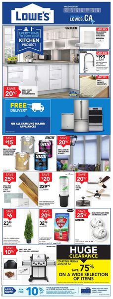 Catalogue Lowes from 08/13/2020