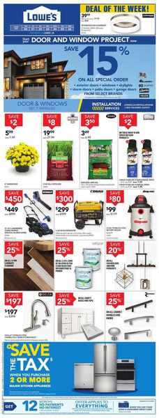 Catalogue Lowes from 08/20/2020