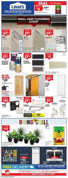 Catalogue Lowes from 10/01/2020