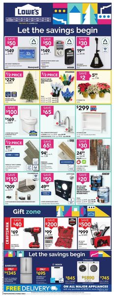 Catalogue Lowes - Black Friday 2020 from 11/26/2020