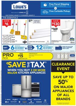 Catalogue Lowes from 01/21/2021