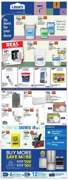 Catalogue Lowes from 01/28/2021