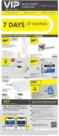 Catalogue Lowes from 02/11/2021