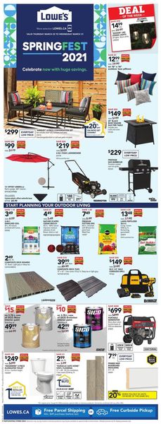 Catalogue Lowes from 03/25/2021