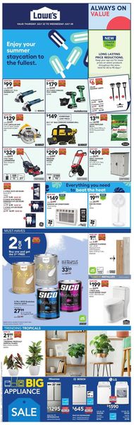 Catalogue Lowes from 07/22/2021