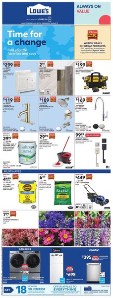 Catalogue Lowes from 07/29/2021