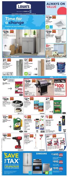 Catalogue Lowes from 08/19/2021