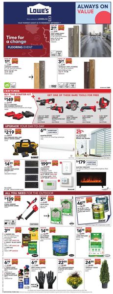 Catalogue Lowes from 08/26/2021