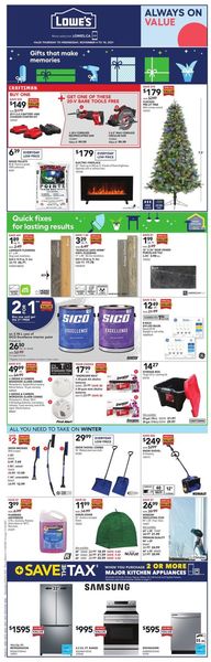 Catalogue Lowes from 11/04/2021