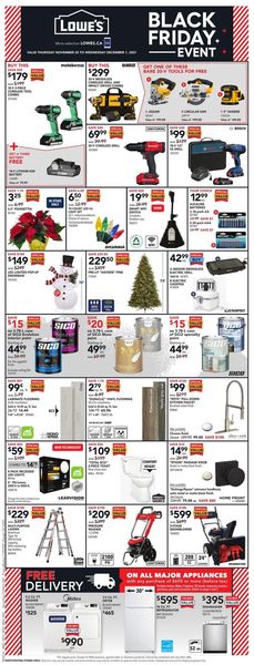 Catalogue Lowes BLACK FRIDAY 2021 from 11/25/2021