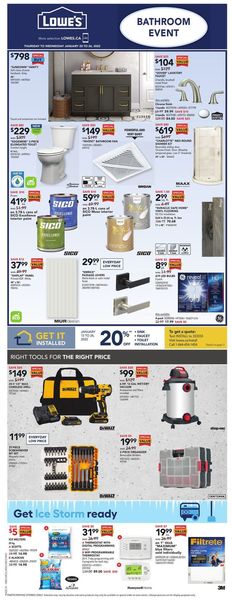 Catalogue Lowes from 01/20/2022