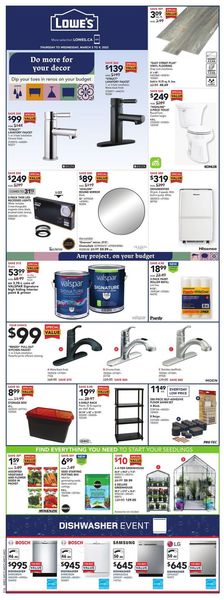 Catalogue Lowes from 03/03/2022