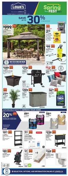 Catalogue Lowes from 03/31/2022