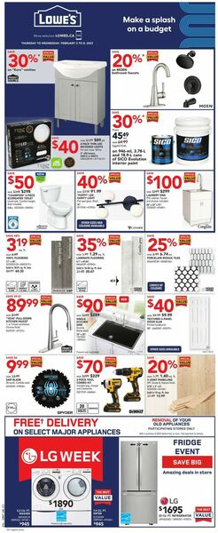 Lowes flyer
